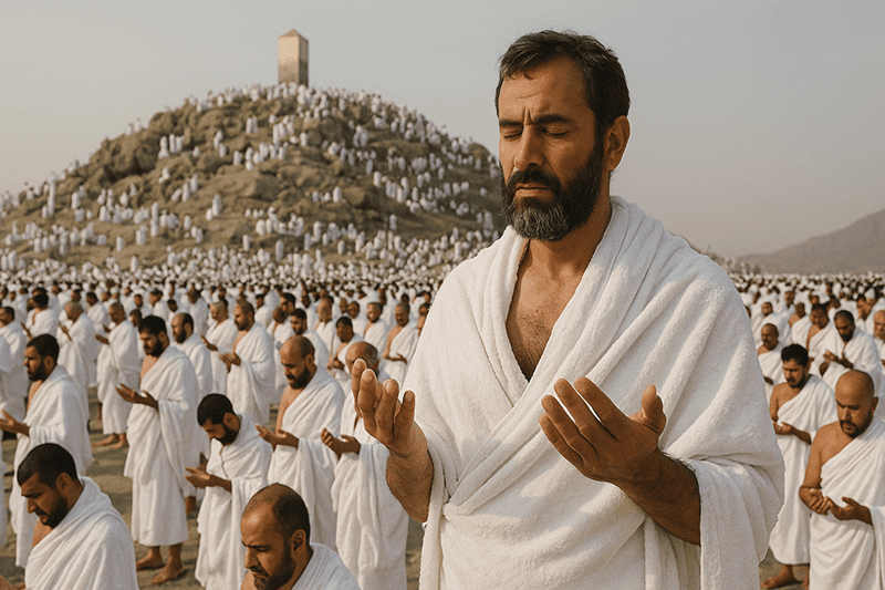 Standing at Arafat